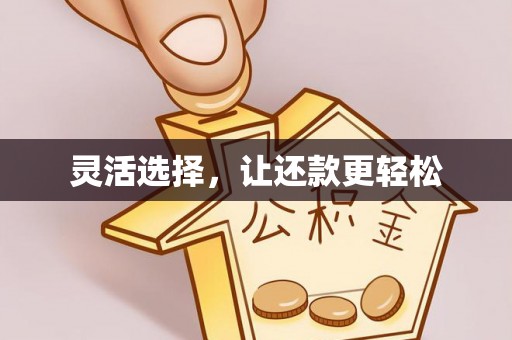 邵阳县灵活选择，让还款更轻松