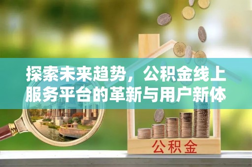 邵阳县探索未来趋势，公积金线上服务平台的革新与用户新体验