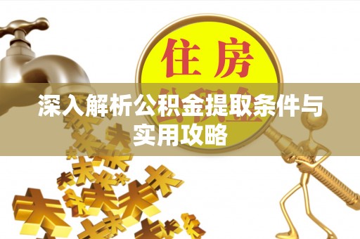邵阳县深入解析公积金提取条件与实用攻略